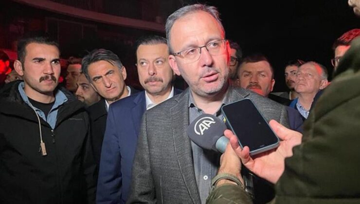Bakan Kasapoğlu: İzmir’deki site yangınının elektrik kontağından çıktığına dair bilgi var