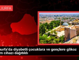 Şanlıurfa’da diyabetli çocuklara ve gençlere glikoz ölçüm aygıtı dağıtıldı