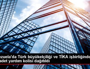 Venezuela’da Türk büyükelçiliği ve TİKA işbirliğinde 250 adet yardım kolisi dağıtıldı