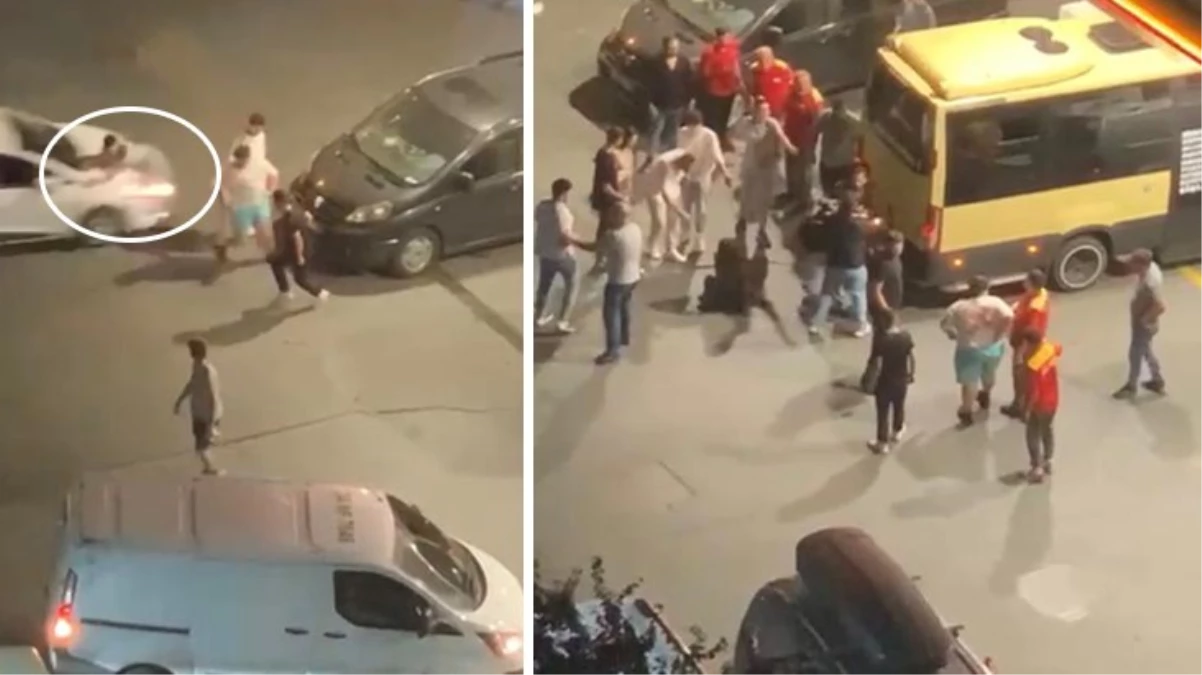 Bayanları darbetti, kendisine müdahale edenleri de otomobille ezdi! Dehşet anları kamerada