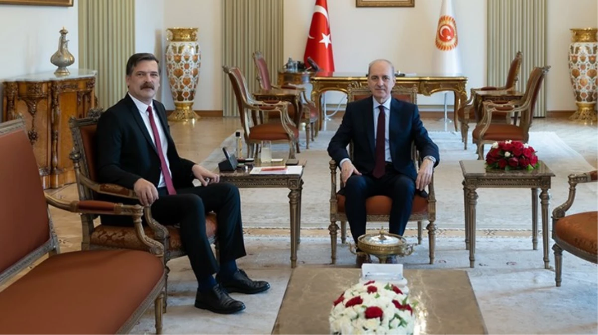 TİP Genel Lideri Erkan Baş’tan TBMM Lideri Kurtulmuş’a ziyaret! Can Atalay’ın tutukluluğu konuşuldu