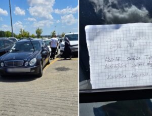 Pendik’te otomobilini yanılgılı park eden gurbetçiye not bıraktılar: Hainlik yalnızca toprak bütünlüğüne taarruz değildir