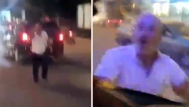 Ambulansın önünü kesip camı yumrukladı: 112 grubunun endişe dolu anları kamerada