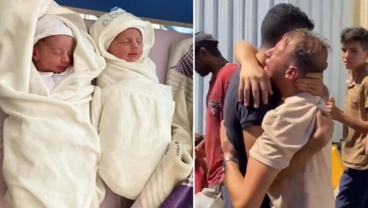 Doğum evraklarını almaya gittiği ikizlerini konuta döndüğünde meyyit buldu! Acılı baba hudut krizi geçirdi