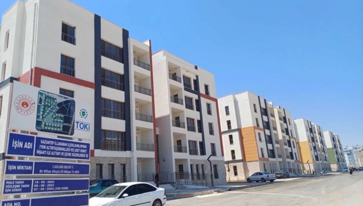 Gaziantep Araban’da 220 zelzele konutu teslim edildi