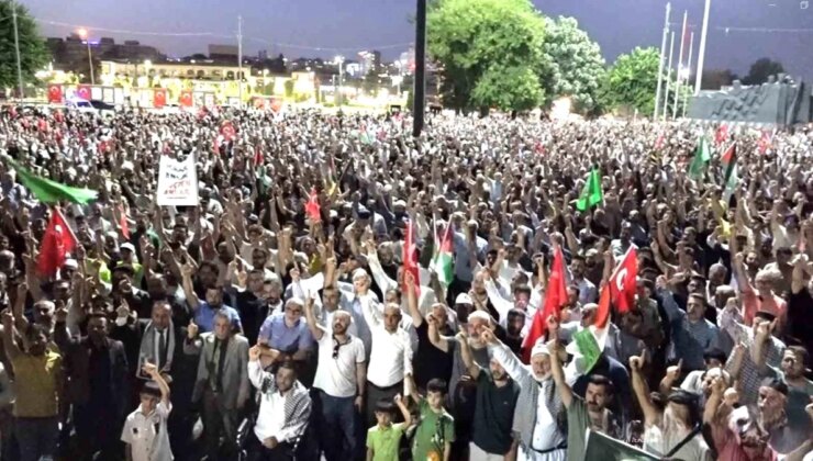 Gaziantep halkı Hamas lideri Haniye’ye yönelik suikasta reaksiyon gösterdi