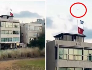 İsrail’den berbat provokasyon! Türk Büyükelçiliğinin üzerinde İsrail bayrağı açtılar