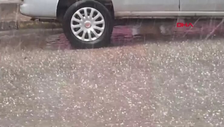 İstanbul’da beklenen sağanak ve dolu yağışı başladı! Feci imajlar geliyor