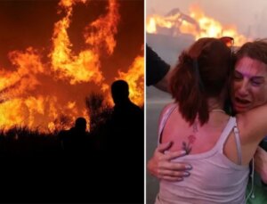 Ormanda başlayan yangın başşehir Atina sonuna dayandı! 9 köy ile 3 hastane tahliye edildi