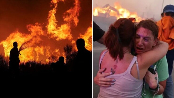 Ormanda başlayan yangın başşehir Atina sonuna dayandı! 9 köy ile 3 hastane tahliye edildi