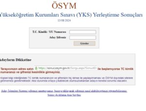 ÖSYM neden girilmiyor? ÖSYM sitesine neden giremiyorum? YKS yerleştirme sonucuna nasıl bakılır?