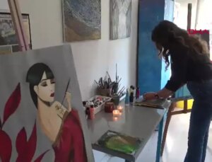 Avukat Aylin Arıkan, Resim ile Gerilimini Yeniyor