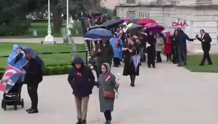 Atatürk’ün 86. Vefat Yıldönümünde Dolmabahçe’de Anma Merasimi