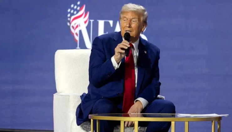Cumhuriyetçilerin adayı Donald Trump’tan dikkat çeken görüntü: Amerika’yı yine kusursuz yapabiliriz