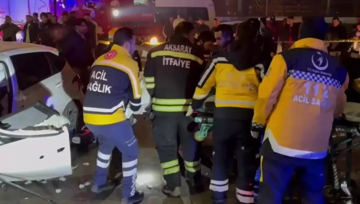 Aksaray’da Kaza: Araba Yolcu Otobüsüyle Çarpıştı, 1 Meyyit 3 Yaralı
