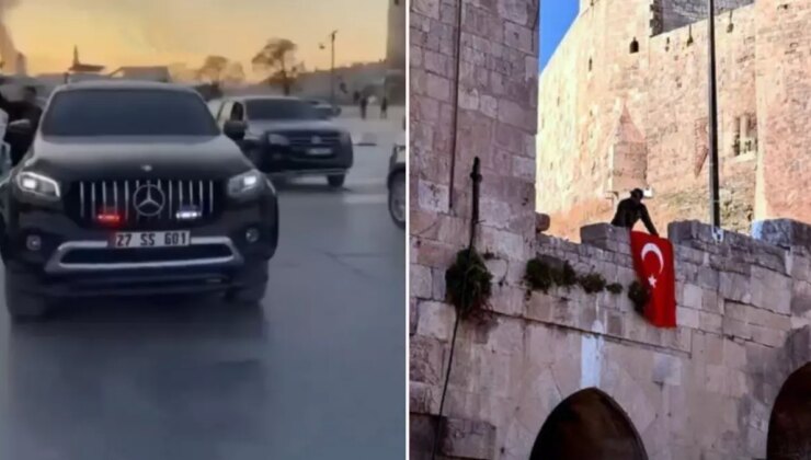 Gaziantep plakalı araçlar, muhaliflerin yıllar sonra aldığı kentte