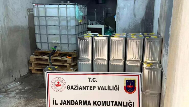 Gaziantep’te 583 bin TL bedelinde uydurma zeytinyağı ele geçirildi