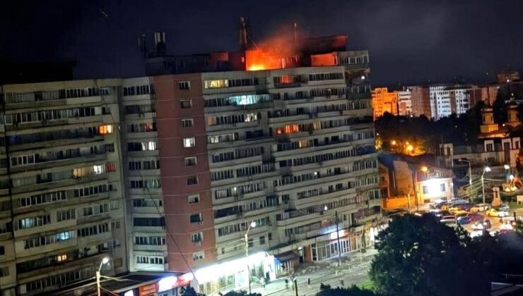 NATO üyesi Romanya’daki bir apartmana Rus İHA’sı isabet etti: 2 yaralı