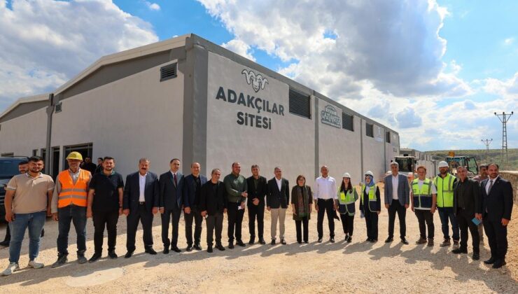 Gaziantep’te modern Adakçılar Sitesi’nde sona yaklaşıldı