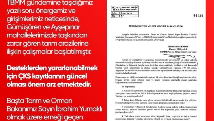 Baki Ersoy muştuyu verdi: “Hayırlı olsun Develim”